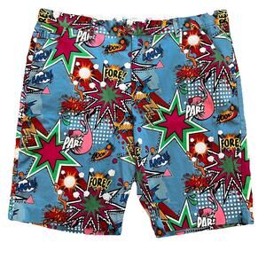 Royal & Awesome Golf shorts Mens size 44 Comic Partoon Fore Eagle, Bright Colors